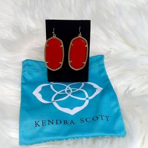 Red Kendra Scott Danielle earrings